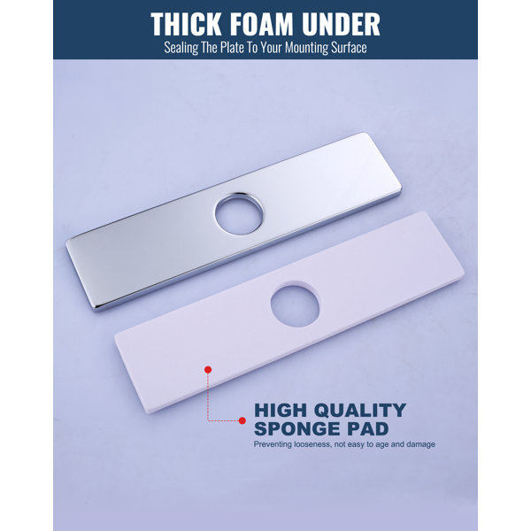 iVIGA 10" Sink Faucet Hole Cover Deck Plate Wayfair